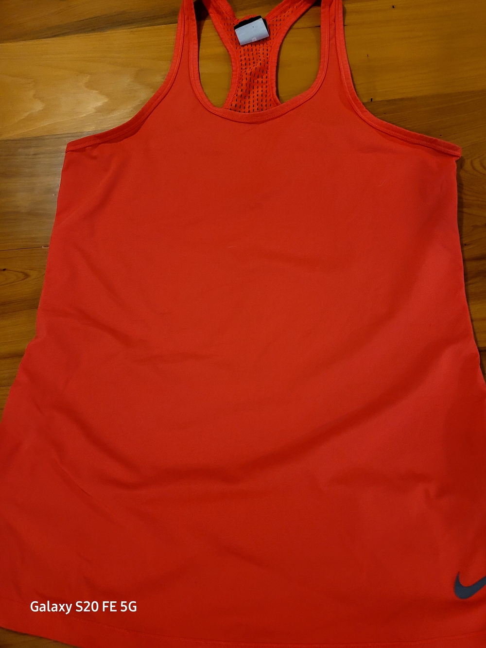 Nike Bright Red Orange Racerback Tank Top